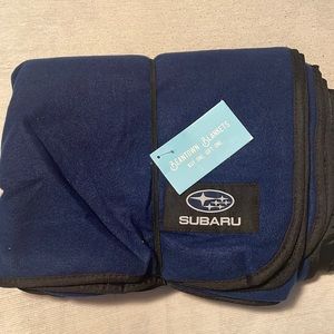 SUBARU LOGO COLD WEATHER/ WATER RESISTANT BLANKET By Beantown Blankets